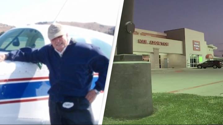 Plane crashes outside mall killing pilot, 87, travelling to his family for Thanksgiving