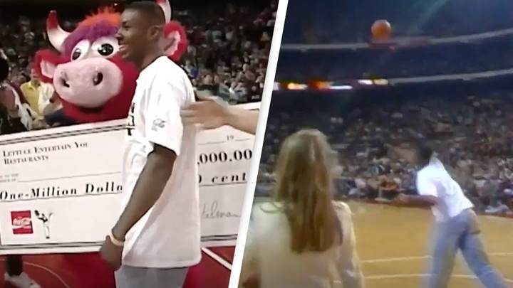 Man who made million dollar shot during basketball game had to wait two decades for all of the money