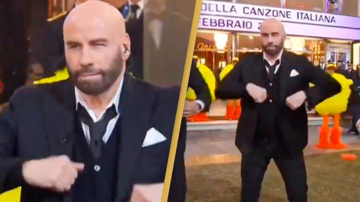 John Travolta performs dance routine so bizarre it’s been 'pulled' from Italian TV
