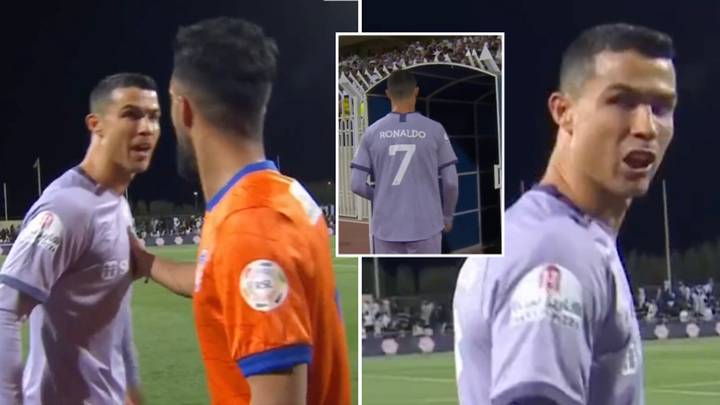 Cristiano Ronaldo storms down the tunnel after getting involved in altercation following Al Nassr draw