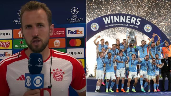 Harry Kane has named the only two teams who can challenge Man City for Champions League