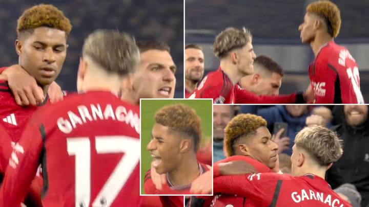 Man Utd fans fear 'something's going on' with Marcus Rashford as 'weird' moment spotted in Everton win