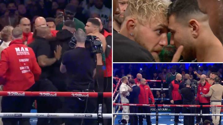 Jake Paul and Tommy Fury go face-to-face ahead of fight