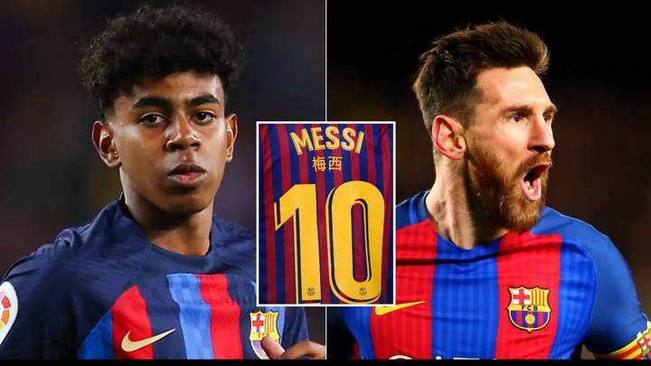 Lamine Yamal is set to miss out on famous Barcelona No.10 shirt donned by Lionel Messi