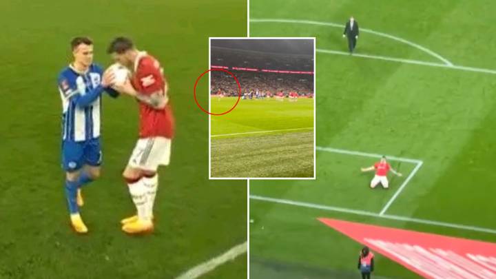 Wout Weghorst performs 'kiss of death' on ball then celebrates Victor Lindelof winner with knee slide