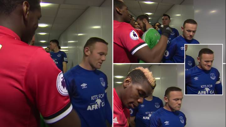 Wayne Rooney completely blanking Paul Pogba's pre-match embrace in tunnel is still an iconic moment