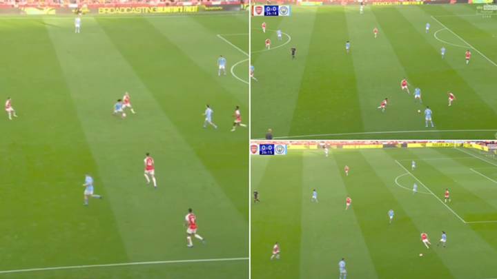Sky Sports use a BRAND NEW camera angle for Arsenal vs Man City and it has divided fans