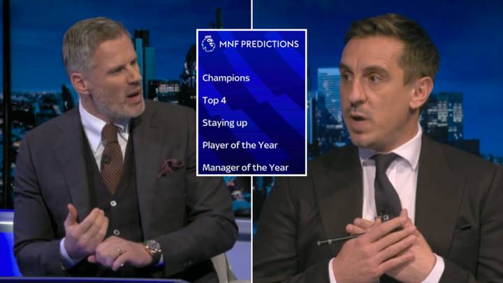 Gary Neville explains why Arsenal won't win the league as he and Jamie Carragher give their predictions