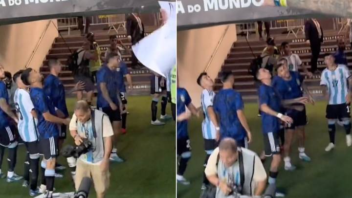 Angel Di Maria appears to spit at Brazil fans after chaotic World Cup qualifier vs Argentina