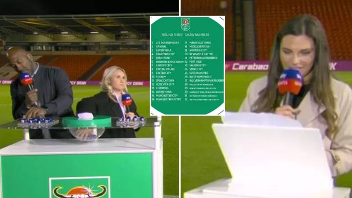 Fans are convinced the Carabao Cup draw is 'rigged' due to error in ball numbering