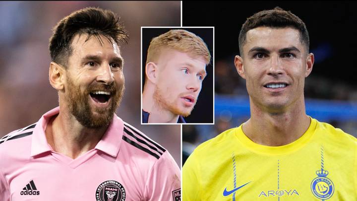 Kevin De Bruyne asked who he would prefer to play with between Cristiano Ronaldo and Lionel Messi
