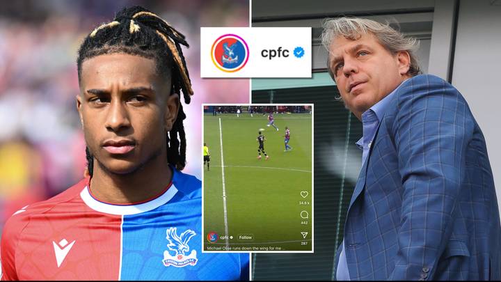 Crystal Palace are going viral for 'genius' song choice on latest Michael Olise video