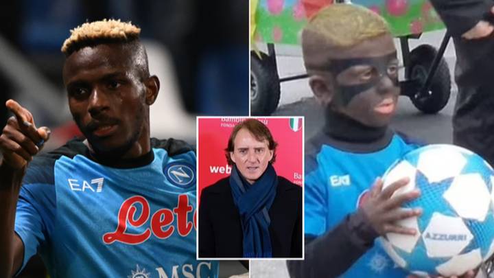 Roberto Mancini causes outrage after defending children 'blacking up' as Victor Osimhen in latest Italy racism row