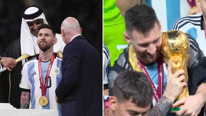 Qatar defend making Lionel Messi wear traditional Arab robe before lifting the World Cup