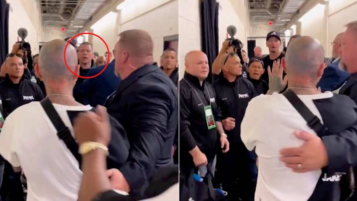 Nate Diaz slaps member of Jake Paul's team, gets escorted out before main event