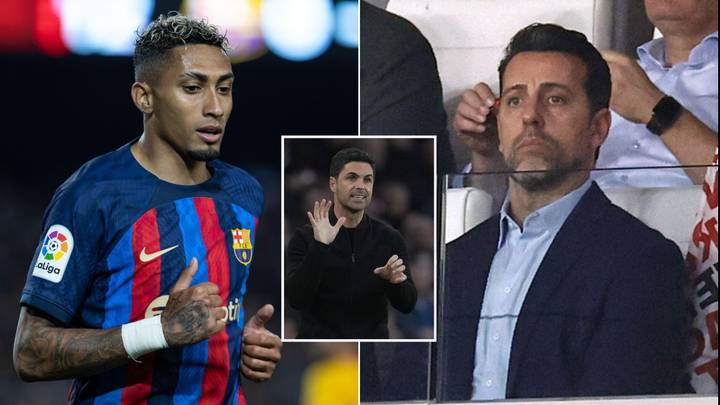 Arsenal sporting director Edu in 'constant contact' over signing of Barcelona star Raphinha this summer
