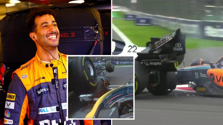 Daniel Ricciardo causes huge crash but goes on to complete one of his ...
