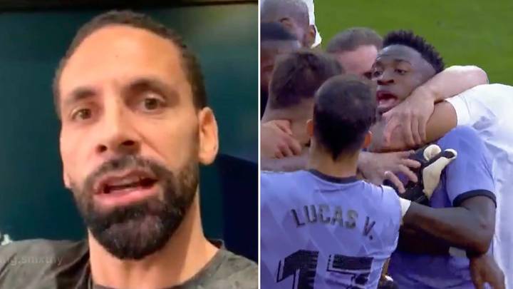 Rio Ferdinand completely loses it after seeing Vinicius Junior racially abused against Valencia, it’s gone viral