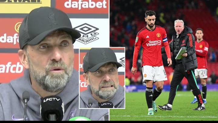 Jurgen Klopp's couldn't hide his immediate reaction to finding out Man Utd result vs Newcastle