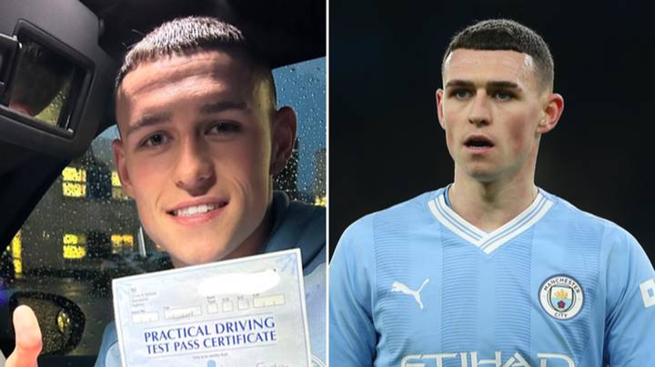 Fans surprised by Phil Foden's unusual middle name as Man City star passes driving test