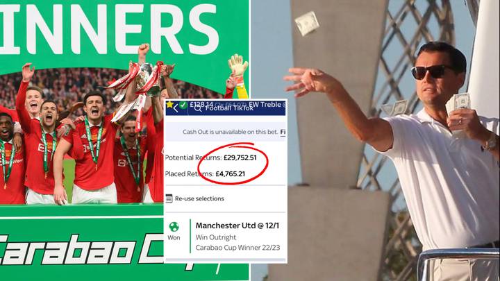Punter could make close to mammoth £30,000 return on three-fold accumulator, one bet has already come through