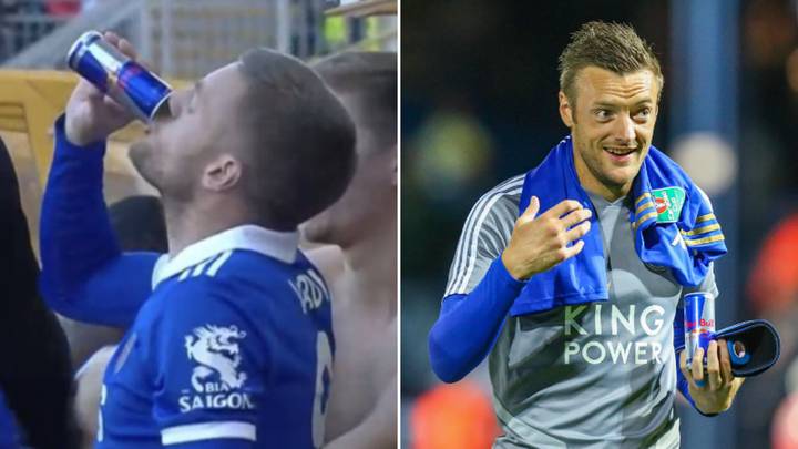 Jamie Vardy's pre-match diet and routine never gets old, featuring lots of Red Bull