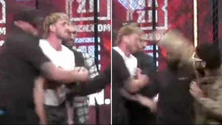 Logan Paul ‘left bleeding’ after being struck by Dillon Danis during chaotic press conference