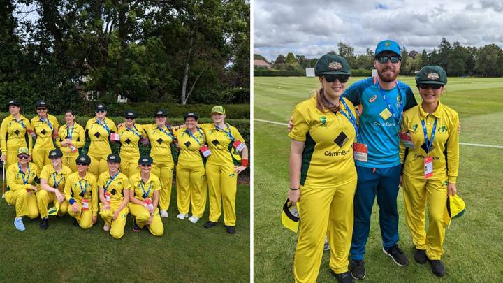 Australian women's blind cricket team has been competing in its first international tournament