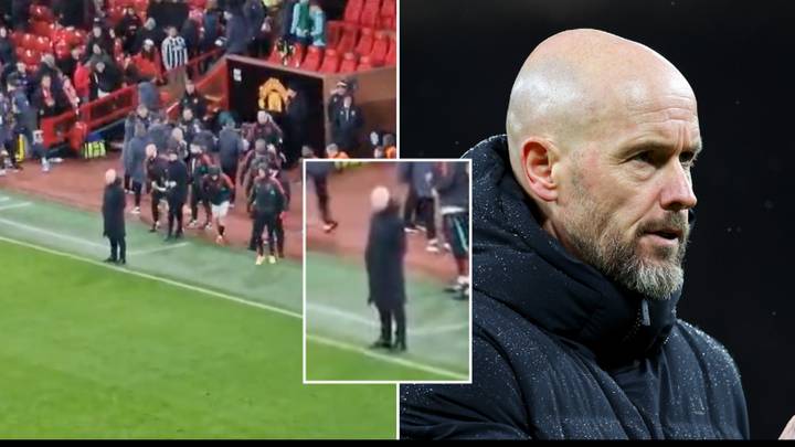 Fan footage shows Erik ten Hag's reaction after Bournemouth defeat, he was in utter shock