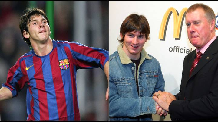What was written on Lionel Messi's first-ever Barcelona contract scribbled on a napkin