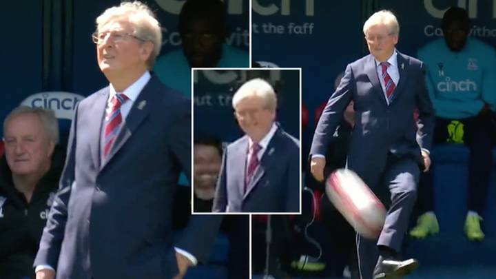 Crystal Palace manager Roy Hodgson provides hilarious touchline moment in first half of West Ham match