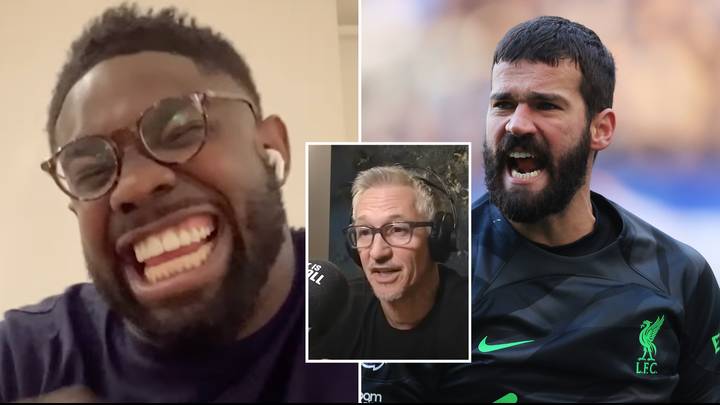 Gary Lineker claims Alisson will 'never want to speak to' Micah Richards again because of Liverpool 'curse'