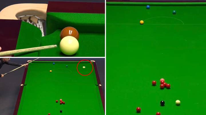 Ronnie O'Sullivan pulled off quite simply ridiculous snooker shot which needs to be seen to be believed