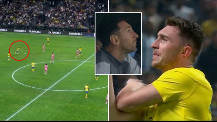 Aymeric Laporte scores incredible goal from inside his own half for Al Nassr vs Inter Miami