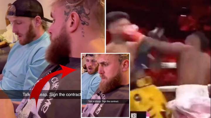 Unseen footage of Jake Paul's reaction to KSI's brutal KO win emerges, fans all saying same thing