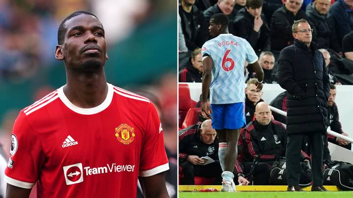 Paul Pogba Release Statement At Half-Time After Ralf Rangnick Says He's Unlikely To Feature For Man United Again This Season