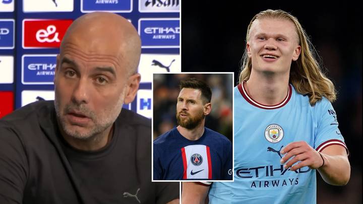 Erling Haaland shares two key traits with Lionel Messi, according to Pep Guardiola