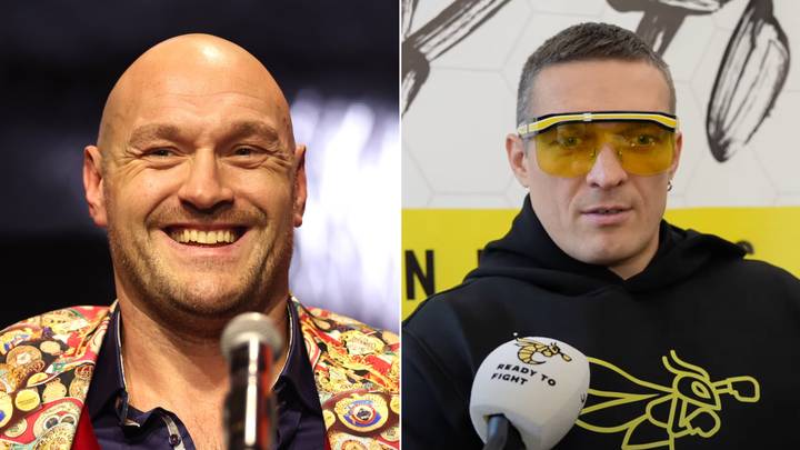 Oleksandr Usyk makes subtle dig at Tyson Fury with choice of wardrobe after fight postponement