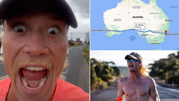 Local hero Nedd Brockmann runs 4,000km in 46 days from one side of Australia to the other