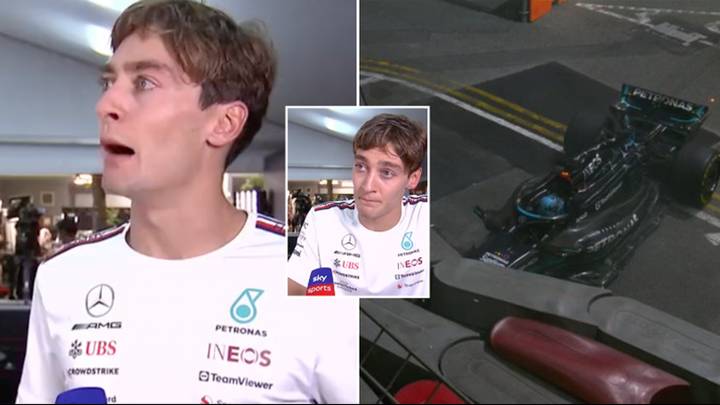 George Russell close to tears after dramatic final lap crash denied him Singapore Grand Prix victory