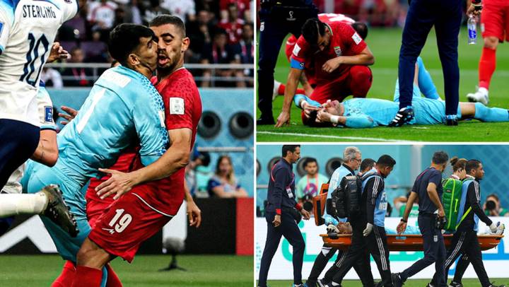 World Cup medical staff slammed after Iran goalkeeper allowed to continue after sickening head clash