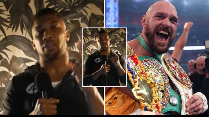 "Fury should have conducted himself better!" - Anthony Joshua reacts to Tyson Fury's interview with True Geordie