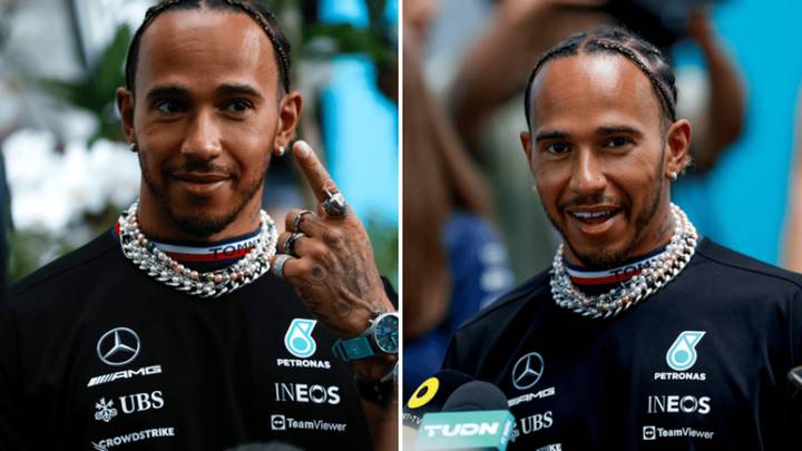 Lewis Hamilton Turns Up In All Of His Jewelry For Miami Grand Prix ...
