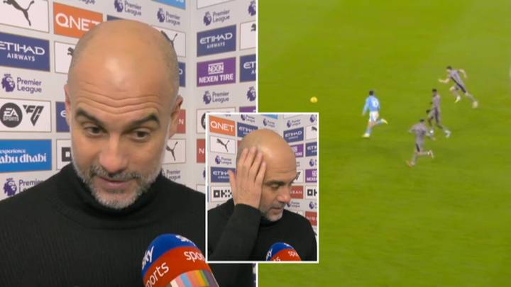 Pep Guardiola responds to controversial referee decision during Man City vs Spurs