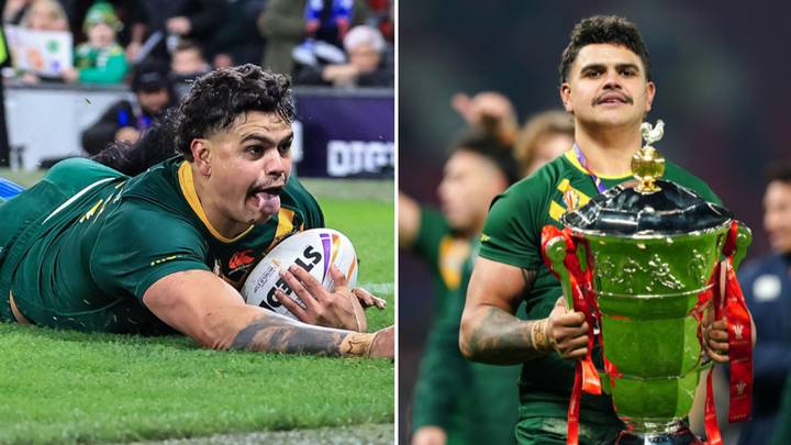 Latrell Mitchell says he could 'retire happy' after winning Rugby League World Cup