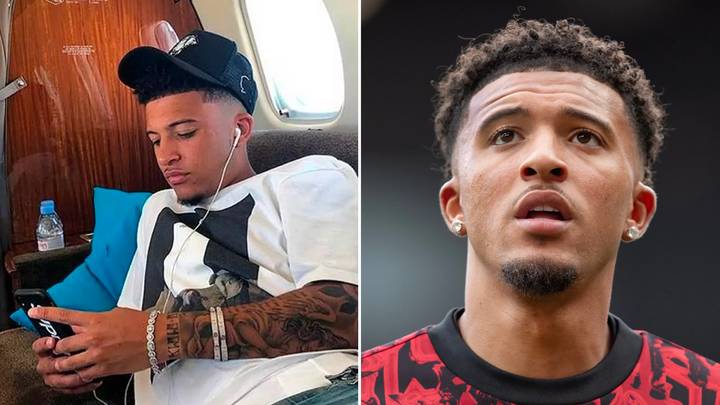 Manchester United fans furious with Jadon Sancho as images from his trip to the US emerge