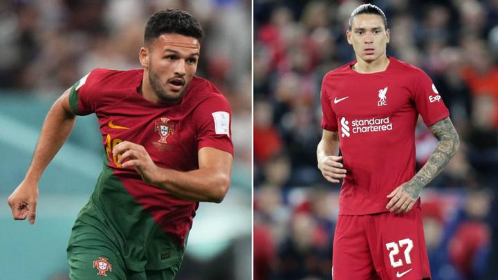 "It would be weird.." - Goncalo Ramos' comments on Darwin Nunez's Liverpool transfer resurface after hat-trick