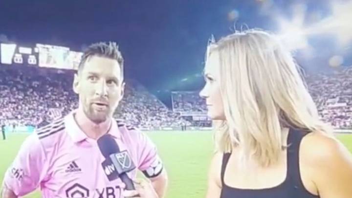 Lionel Messi's first words during interview after Inter Miami debut sums him up