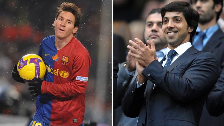 Man City launched audacious bid for Lionel Messi the day Sheikh Mansour completed his takeover