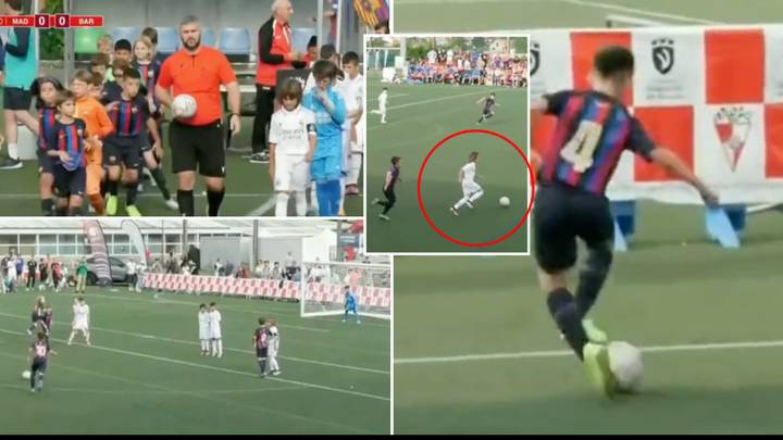 Highlights of Real Madrid vs Barcelona U10's is going seriously viral, the standard is insane
